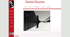 Desktop Screenshot of danielgoyone.com