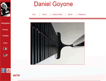 Tablet Screenshot of danielgoyone.com